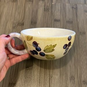 Tracy Porter Purple and White Ceramic Mug